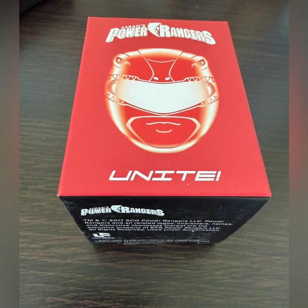 Red Power Ranger Action Figure with Gold Base - Picture 2 of 4